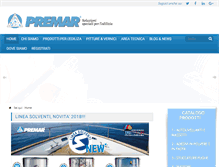 Tablet Screenshot of premarsrl.it